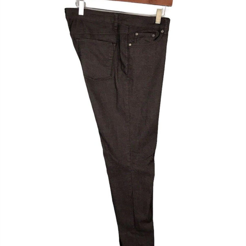 prAna Women's Denim Size 10/30 Solid Black Stretch